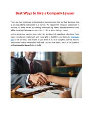Best Ways to Hire a Company Lawyer- Khaitan & Co.docx