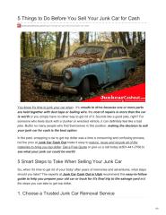 5 Things to Do Before You Sell Your Junk Car for Cash.pdf