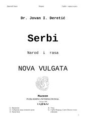 Dr. Jovan I. Deretić - Serbi - Nova Vulgata.doc