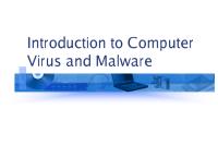 Introduction to Computer Virus and Malware.pdf
