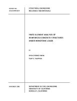 FINITE ELEMENT ANALYSIS OF REINFORCED CONCRETE STRUCTURES UNDER MONOTONIC LOADS.pdf