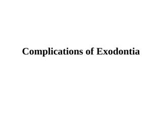 Complications of exodontia      2.ppt