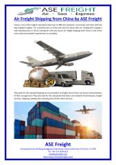Air Freight Shipping from China by ASE Freight.pdf